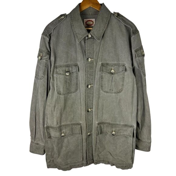 80'S Banana Republic Old Tag Safari Jacket Men's L Vintage /eaa442483